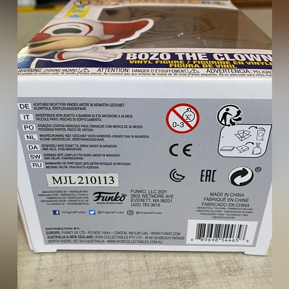 Pop icon bozo the clown. New inbox never opened. - Picture 6 of 6